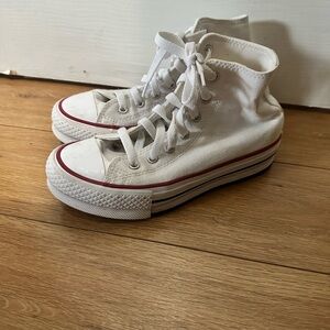 Converse White High-Top Kids Sneakers